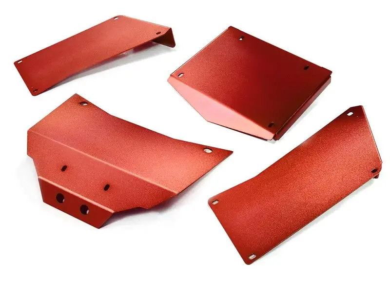 Aluminum Alloy Body Panel Kit for Axial 1/10 RR10 Bomber 4WD - Red
