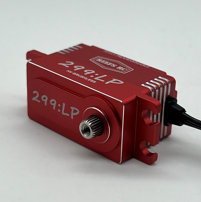 299LP Special Edition Red High Speed High Torque Low Profile Brushless Servo .0.57/313 @8.4V
