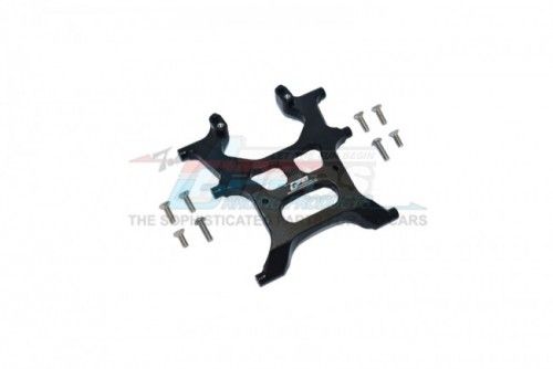 GPM Racing Aluminum Rear Chassis Support Frame for Axial SCX10 III - Black