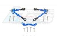 GPM Racing Aluminium Front Tie Rods With Stabilizer For C Hub for Traxxas Ford GT4-Tec 2.0 - Blue