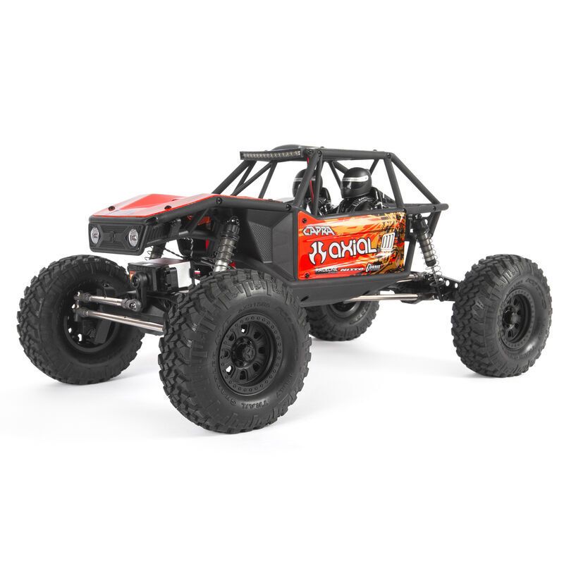 Axial 1/10 Capra Unlimited 1.9 4WD Trail Buggy Brushed RTR - Red