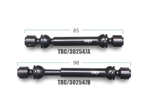 Team Raffee Co. HD Hardened Steel CVD Center Drive Shafts Combo 85-114mm & 98-126mm (2) for SCX10 II UMG10 for Axial SCX10 II