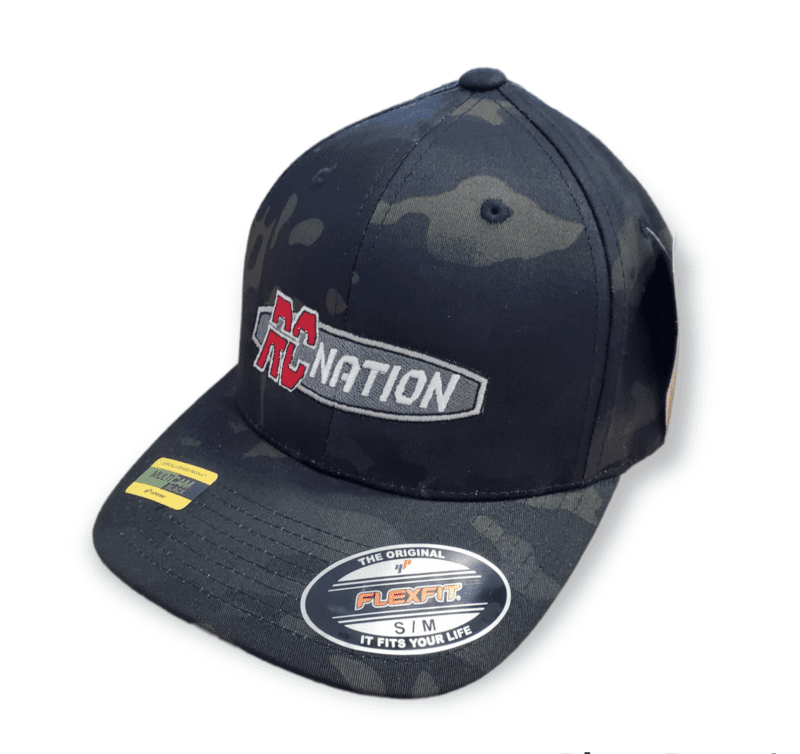 RC Nation Flex Fit Hat - Black Camo