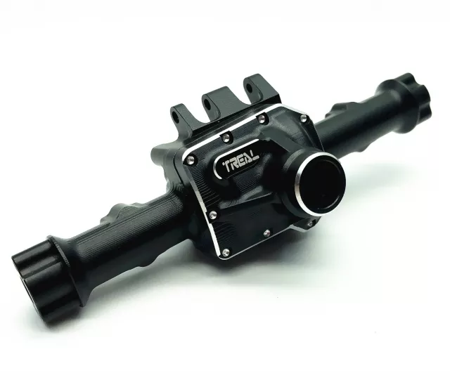 Treal Aluminum Middle Axle housing for Traxxas TRX6 - Black