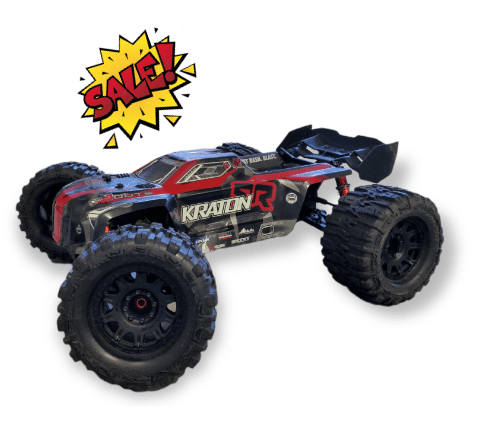 USED Arrma 1/8 KRATON 6S 4WD Speed Monster Truck - Red