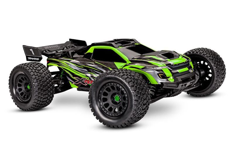 Traxxas XRT: Brushless Electric Race Truck with TQi Traxxas Link Enabled 2.4GHz Radio System, Velineon VXL-8s brushless ESC (fwd/rev),and Traxxas Stability Management (TSM) - Green