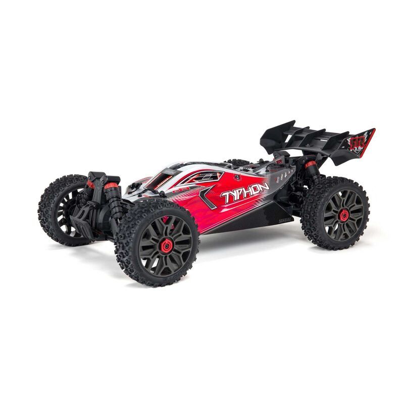 1/8 TYPHON 4WD 3S BLX Brushless Buggy RTR, Red