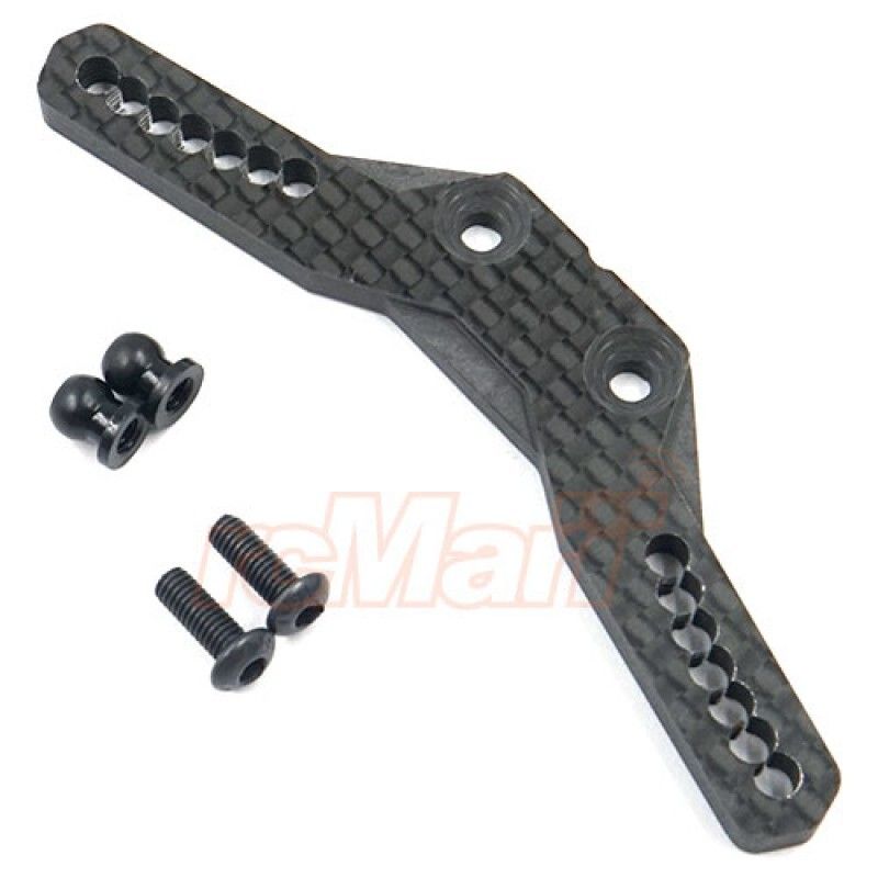 GRAPHITE REAR DAMPER STAY FOR TAMIYA M08