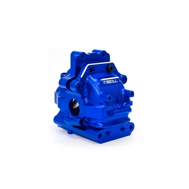 TREAL Aluminum 7075 Front/Rear Gearbox for 1:8 Traxxas Sledge Monster Truck - Blue