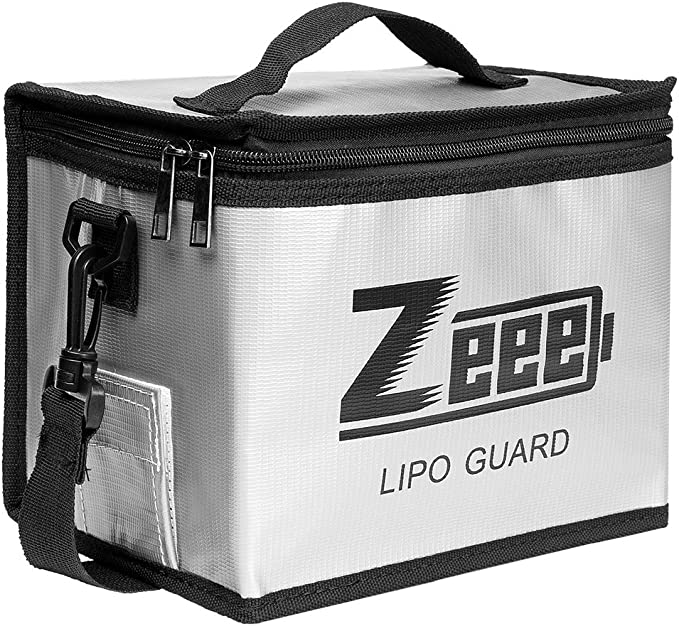 Lipo Battery Fireproof Bag Large Capacity Lipo Battery Storage Guard Safe Pouch for Charge & Storage