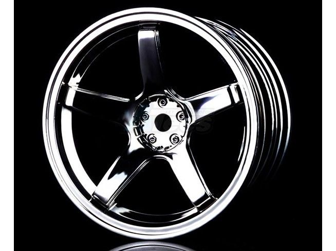 MST 5 Spokes Wheel (+5) (4) Silver