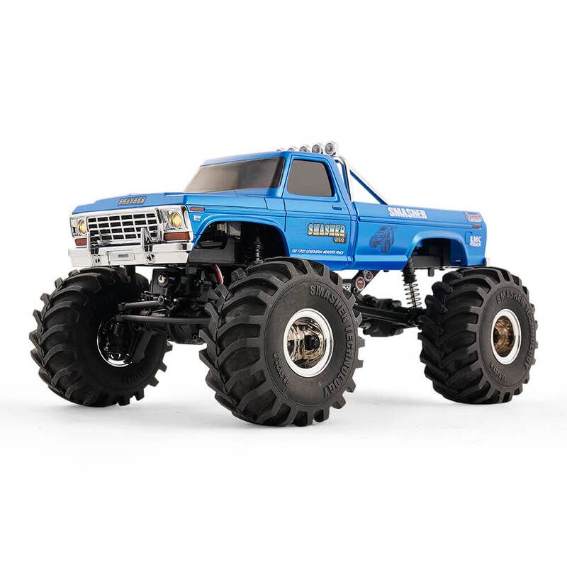 FMS 1:24 FCX24 Smasher Monster Truck RTR 4WD Blue