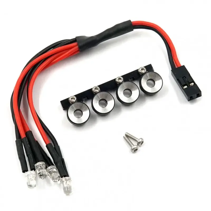 HOT RACING 70MM LED LIGHT SET FOR SXTF14RR01 ROCK RACER CONVERSION CHASSIS KIT