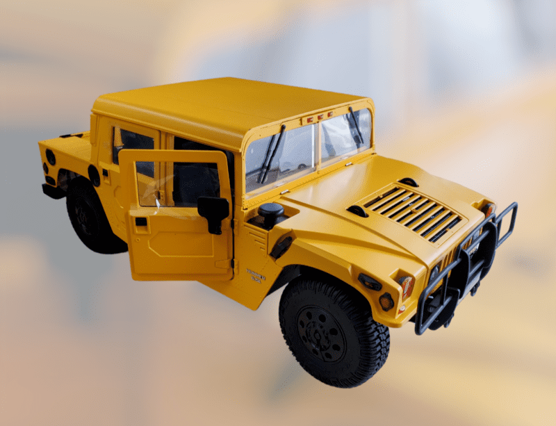 FMS 1:12 Hummer H1 Alpha RTR - Yellow