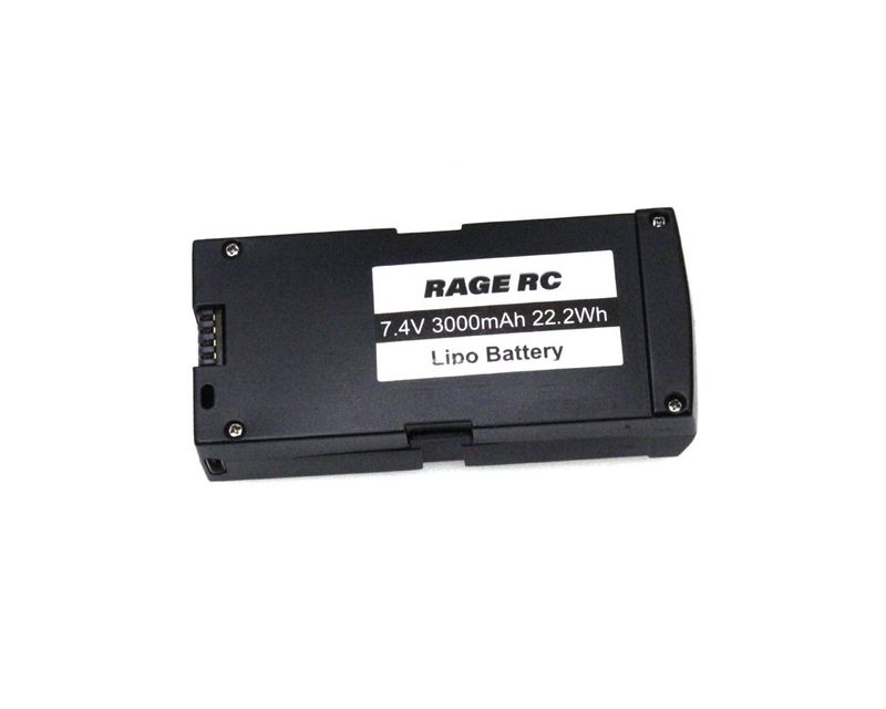 2S 7.4V 3000 mAh Battery w/ Case; Stinger GPS
