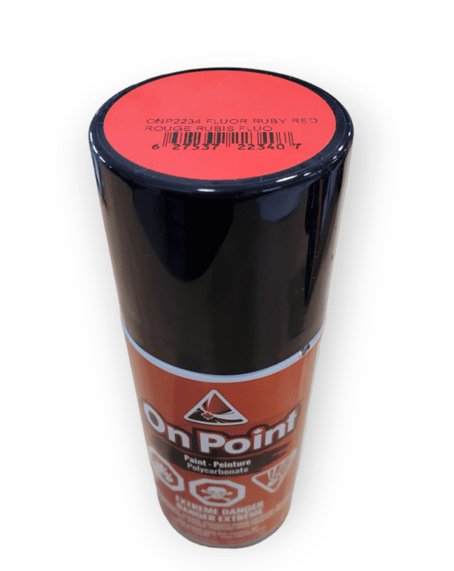 On Point 150ml RC Spray Paint - Fluorescent Ruby Red