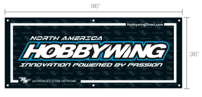 Raceway and Shop HOBBYWING Banners