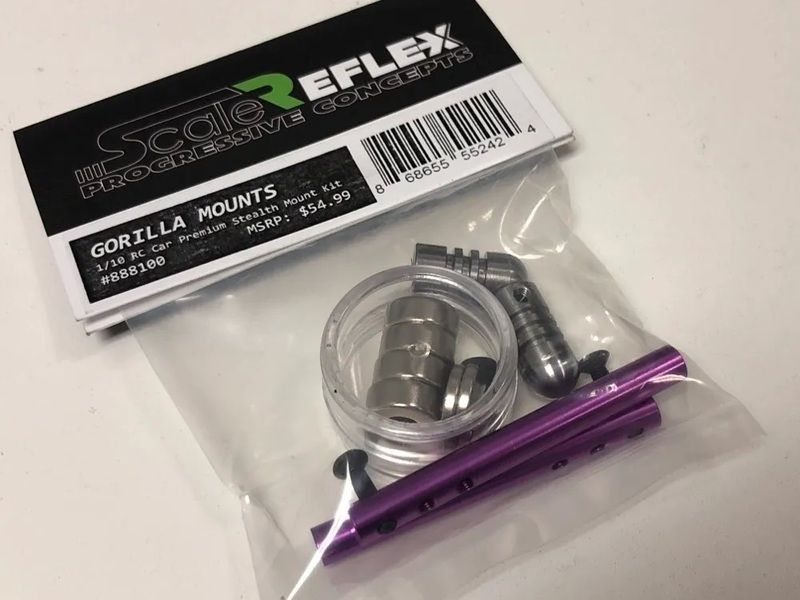 SCALE REFLEX – GORILLA STEALTH MAGNETIC BODY MOUNTS – PURPLE