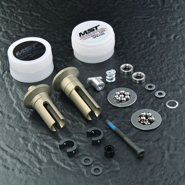 MST – ALUMINUM STRAIGHT CUT BALL DIFFERENTIAL SET FOR RMX RRX 2.0