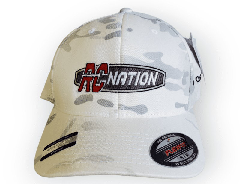 RC Nation Flex Fit Hat - White Camo - S/M