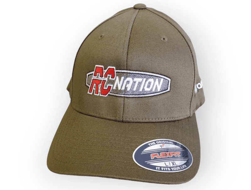 RC Nation Flex Fit Hat - Olive Green - L/XL