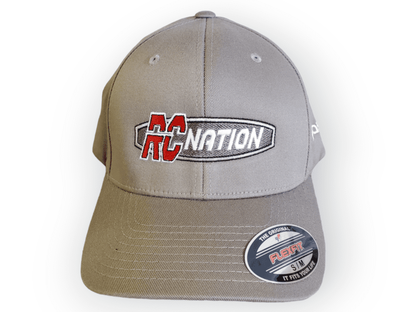RC Nation Flex Fit Hat - Grey - S/M