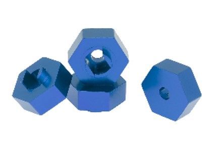 Hobby Details Traxxas 1/18 Teton Aluminum Hex Adaptor(4)-Blue