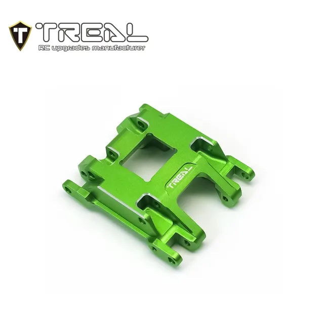 TREAL Aluminum 7075 Center Skid Plate CNC Machined Upgrdes for 1/18 TRX4M - Green