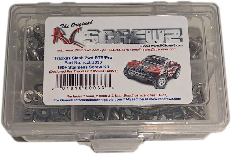 Traxxas Slash 2wd (58024/34) Stainless Steel Screw Kit