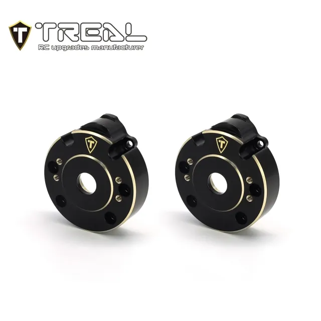 TREAL Brass Heavy Weight Outer Portal Housing Set Upgrades for Redcat GEN9 GEN8 and Ascent Crawler