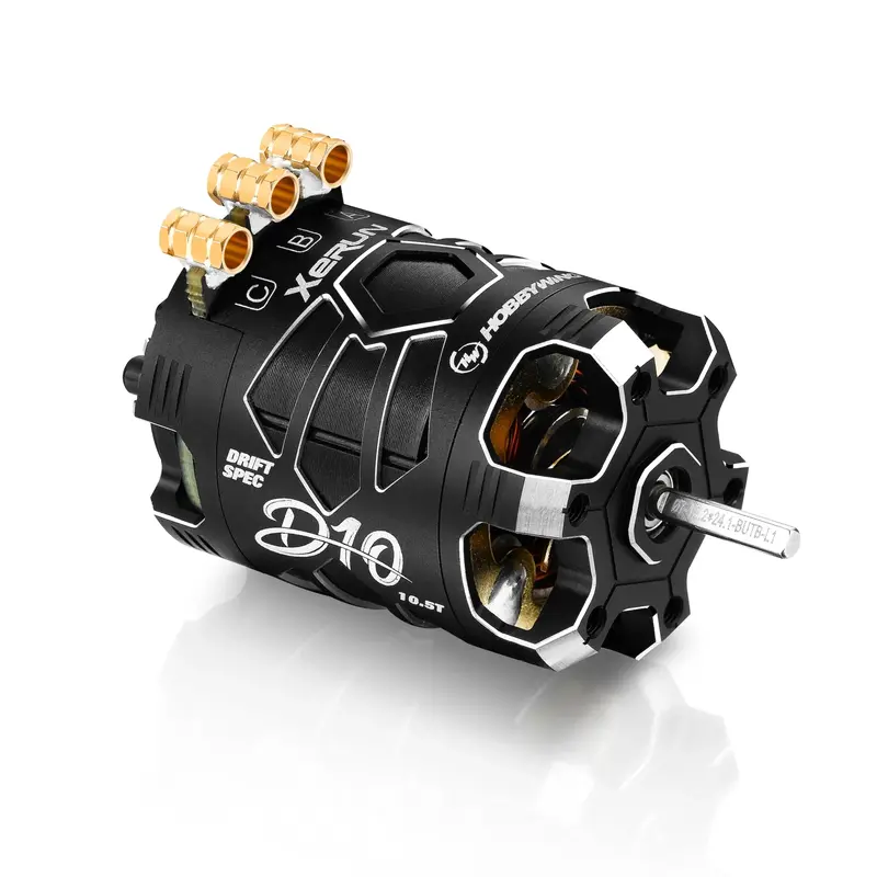Xerun D10 Premium Motor for 1/10th Drift Racing 10.5T - Black
