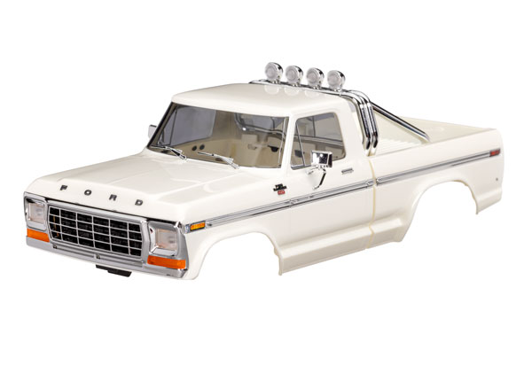 Traxxas Body, Ford F-150 Truck (1979),Complete - White
