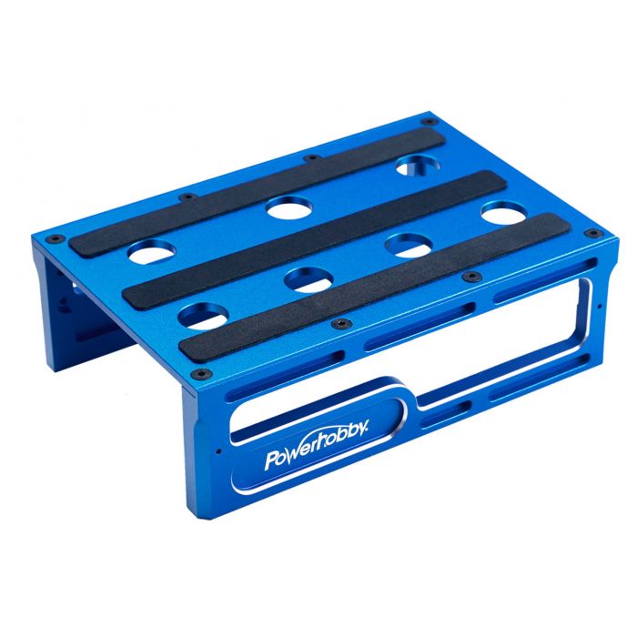 Metal Car Stand, Fits 1/10 and 1/8 Vehicles - Blue