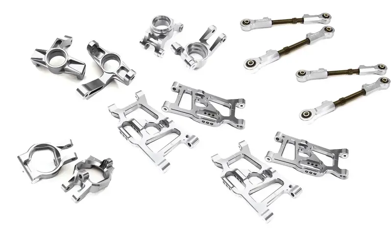 Silver Billet Machined Upgrade Conversion Kit for Losi 1/5 Desert Buggy XL-E 2.0 C32968SILVER