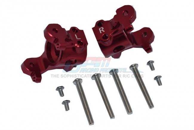 AXIAL RBX10 RYFT Aluminum Front C-Hubs - 10pc set - Red