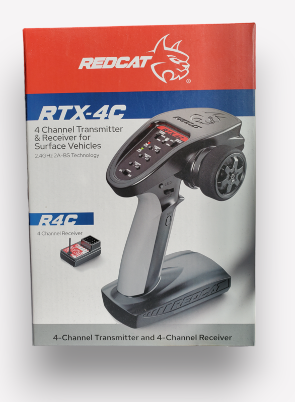 RTX-4C 4 CHANNEL 2.4GHZ RADIO W/ RECEIVER
