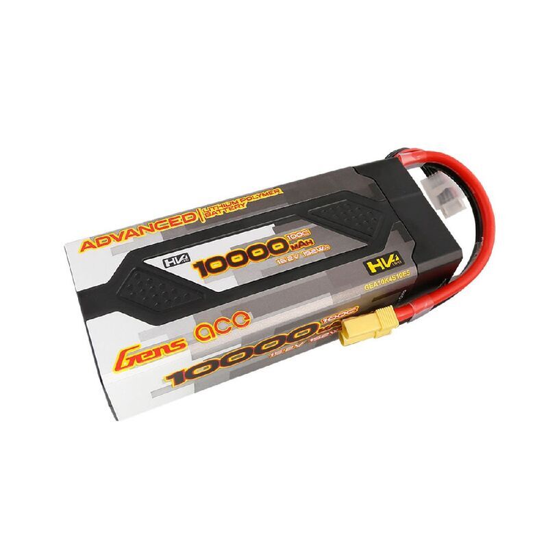 Gens ace Advanced G-tech 10000mAh 15.2V 100C 4S2P HardCase Lipo Battery Pack 61# with EC5