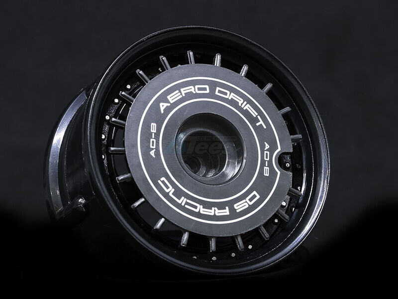 DS Racing Aero Drift Wheel Cover for Drift Element Wheel / Design: Flat / Color: Black