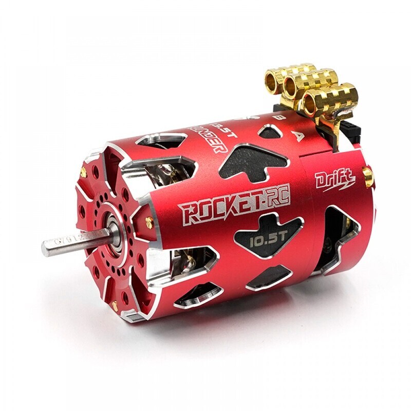 SURPASS HOBBY THUNDER 540 3850KV 10.5T SENSORED BRUSHLESS MOTOR FOR 1/10 RC DRIFT - RED