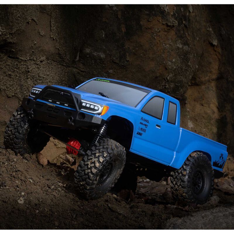 1/10 SCX10 III Base Camp 4X4 Rock Crawler Brushed RTR, Blue