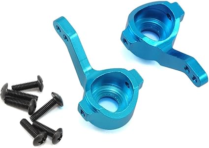 Aluminum Steering Knuckles L/R (Blue) (1pr)