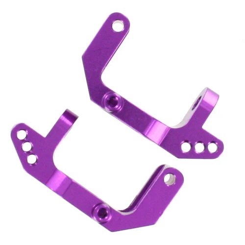 Aluminum Front Hub Carriers L/R (Purple) (1pr)