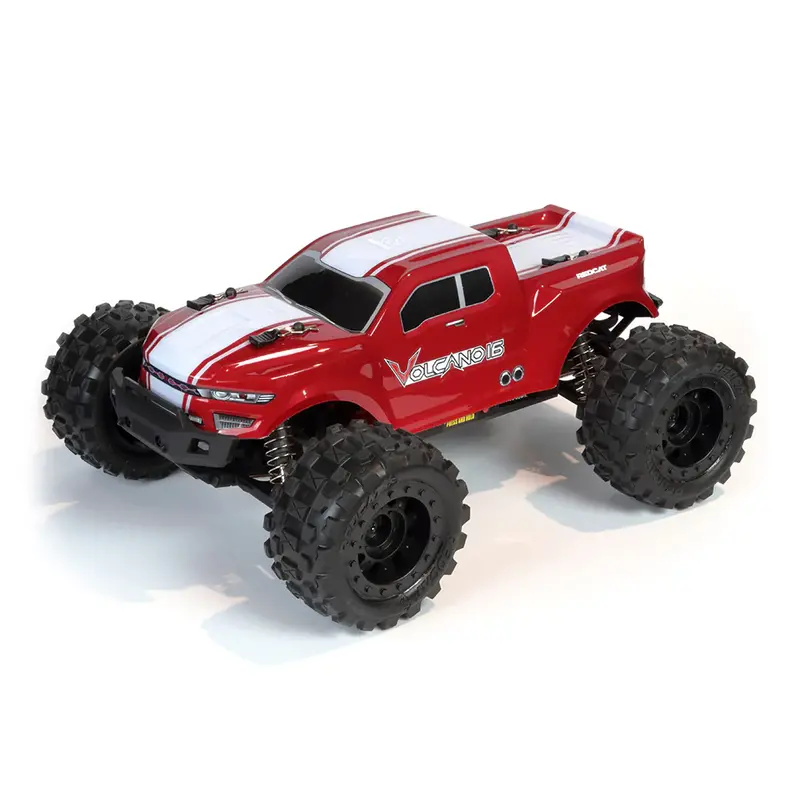 Redcat Volcano-16 1/16 Scale Brushed Monster Truck - Red