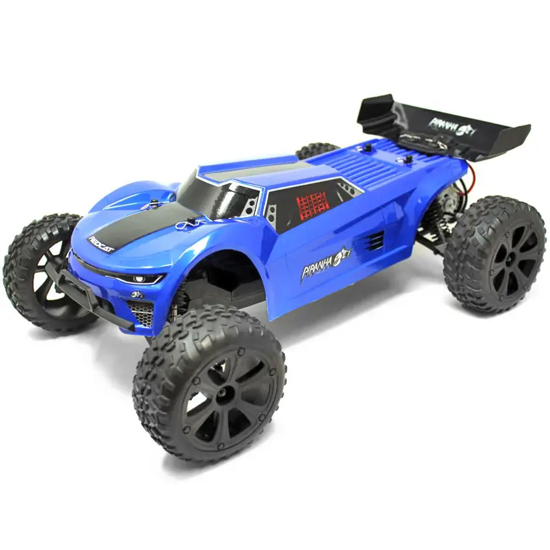 Redcat Piranha TR10 RC Car - 1:10 Brushed 2WD Electric Truggy - Blue