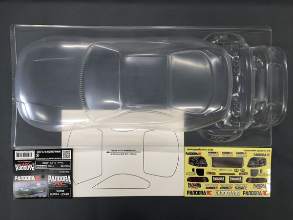 Pandora RC – Toyota Supra JZA80 Body Shell – (Clear)