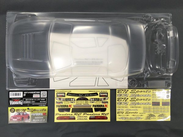 Pandora RC – Nissan Silvia S13 BN Sports Body Shell – (Clear)