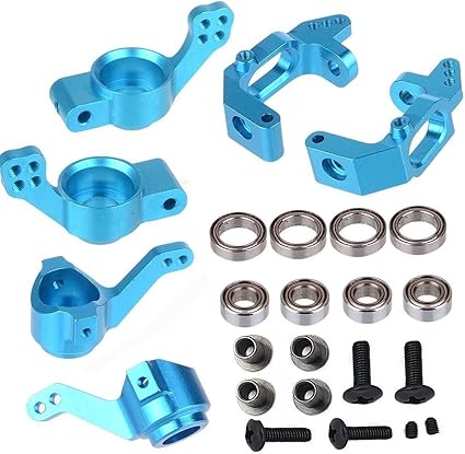 Aluminum Steering Knuckle Upgrade Kit - Blue