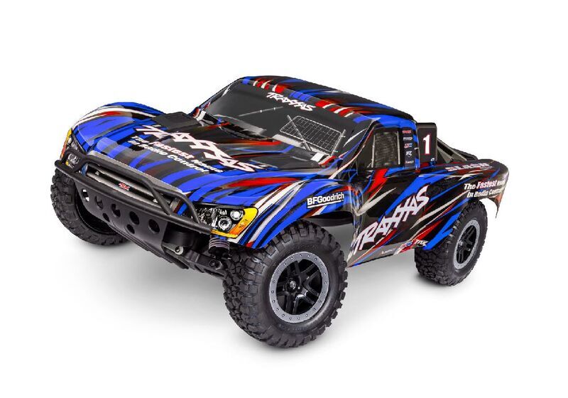 Traxxas 1/10 Slash 2WD, BL-2s HD Brushless - Blue