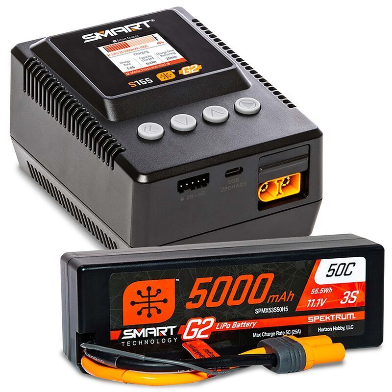 Smart Powerstage: 5000mAh 3S LiPo & S155 Charger