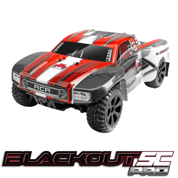 Blackout™ SC PRO Short Course Truck 1/10 Scale Brushless Electric - Red